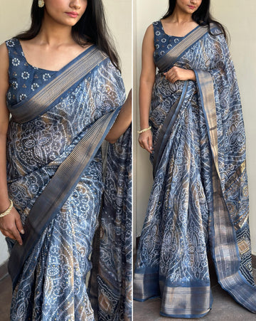 Beautiful Designer Jaipuri Cotton Saree