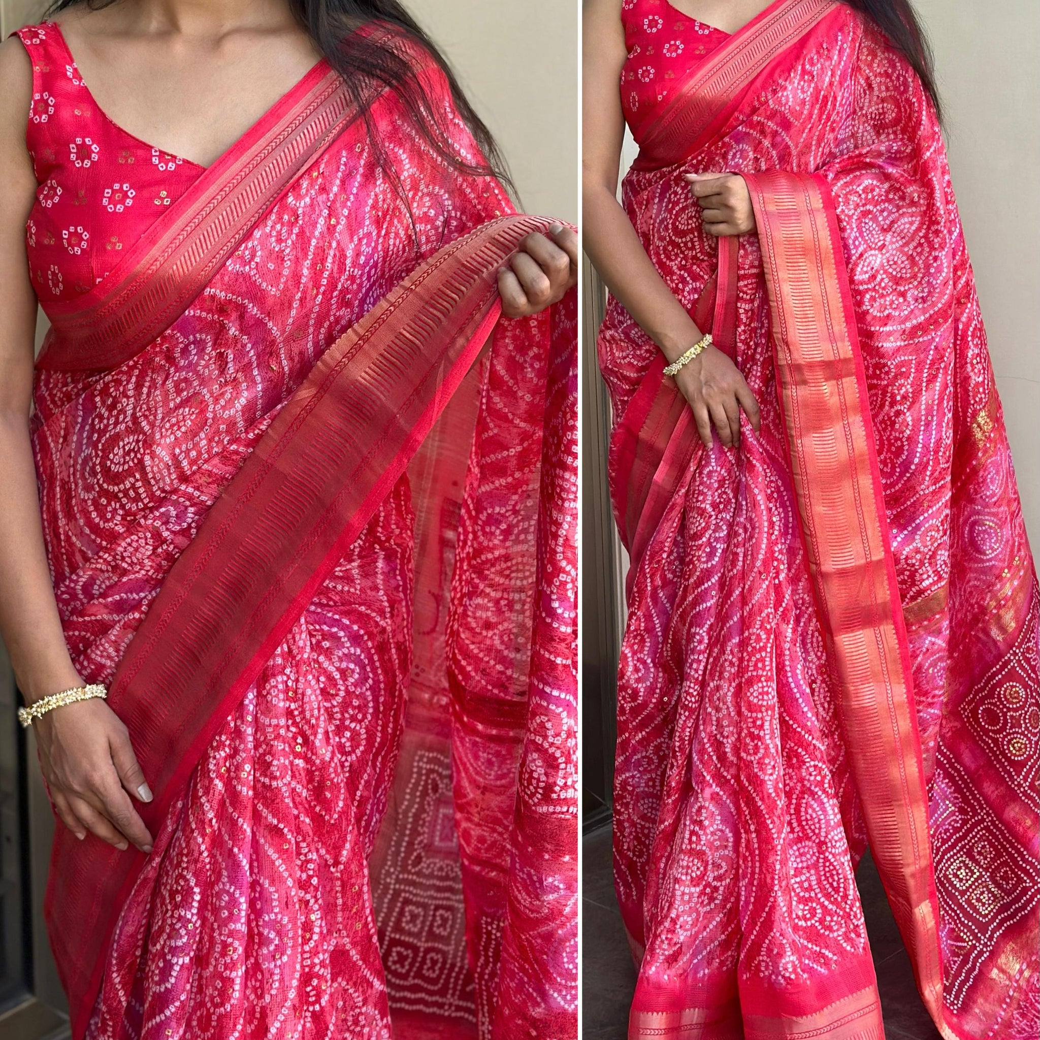 Beautiful Designer Jaipuri Cotton Saree