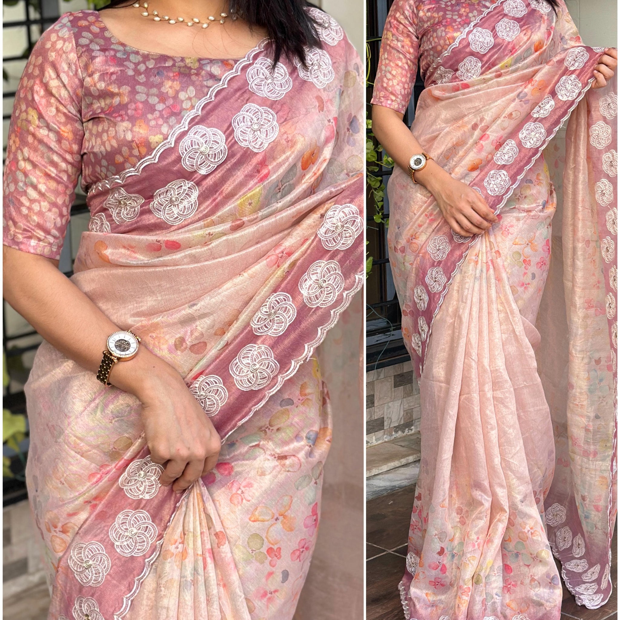 Beautiful Designer Soft Organza Saree