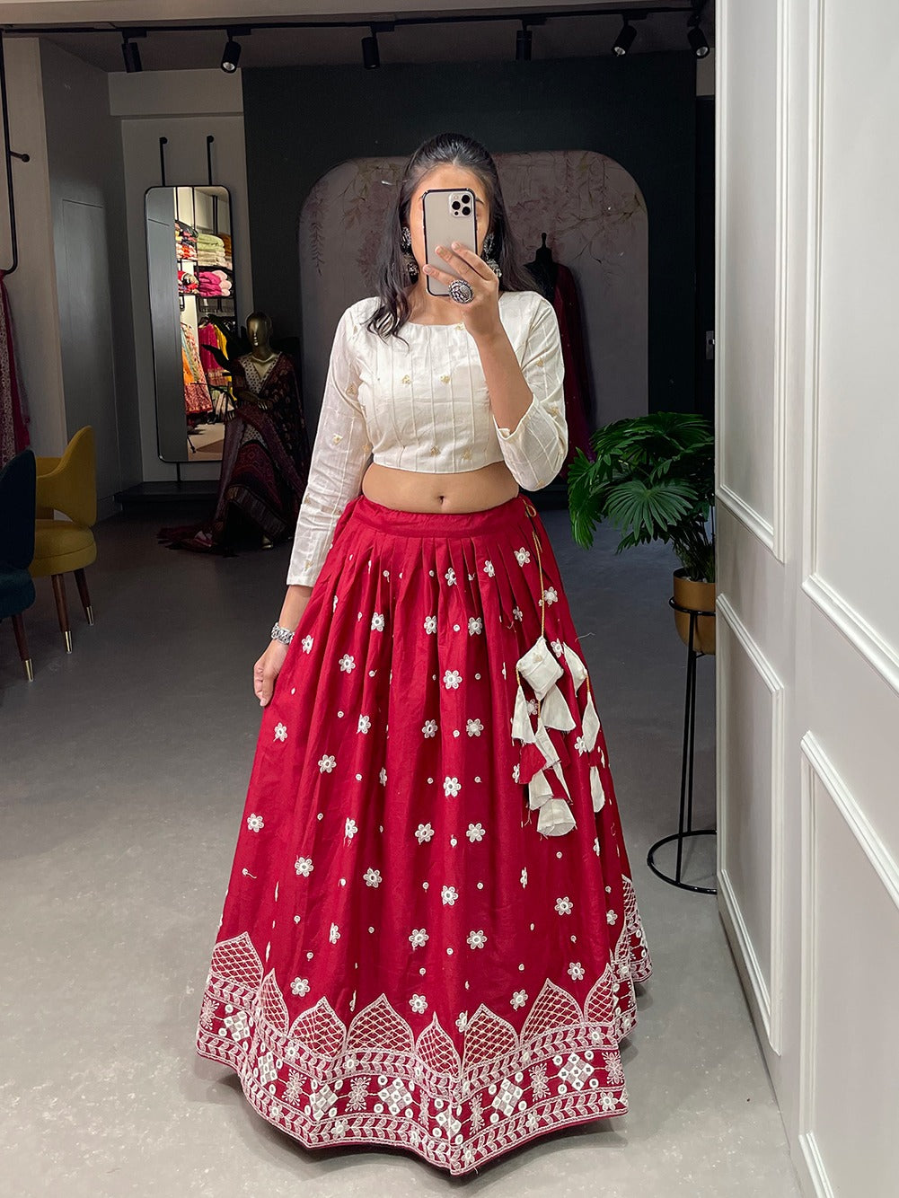 Beautiful Designer Pure Cotton Lehenga Choli