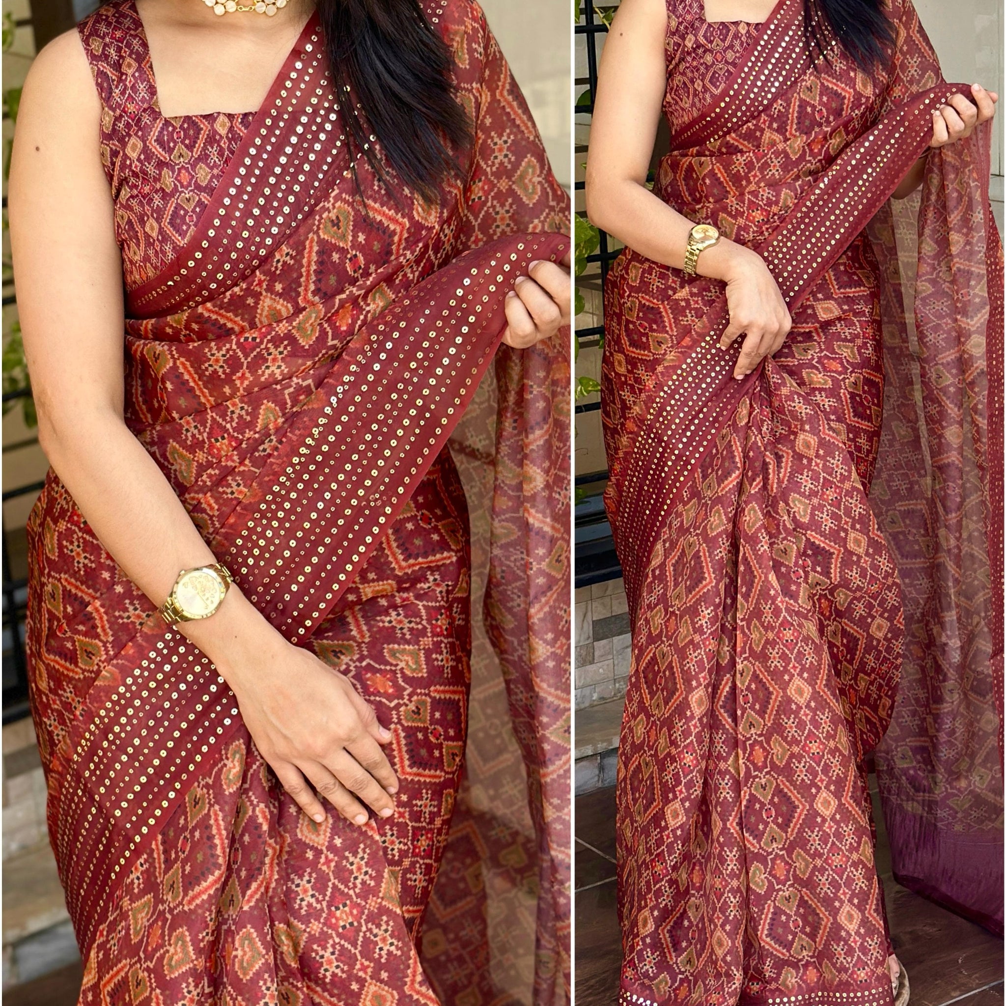 Beautiful Designer Pure Soft Organza Saree