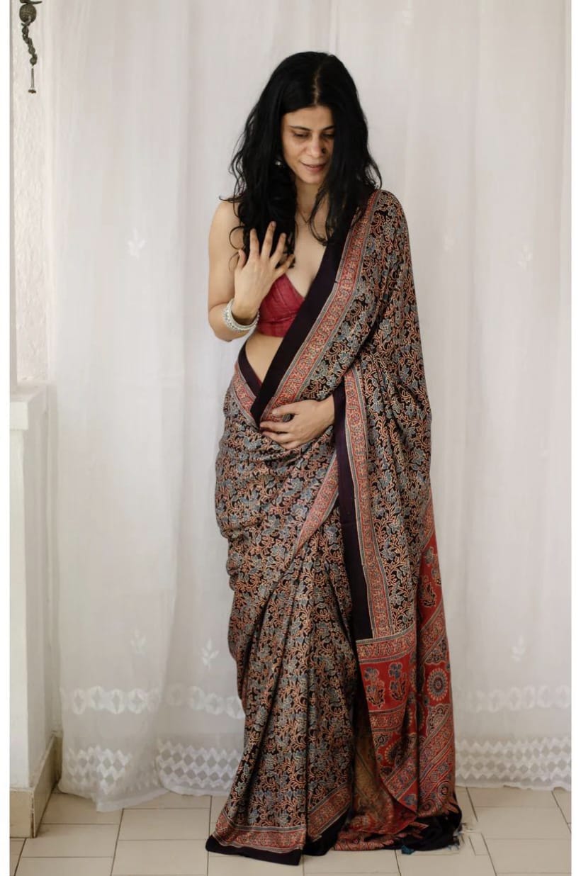 Beautiful Designer Mono Cotton Digital Print Saree