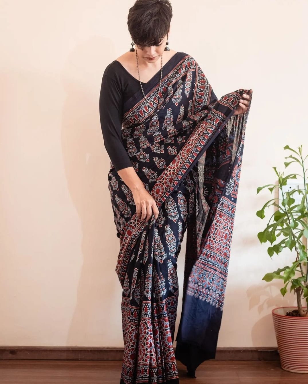 Beautiful Designer Imported Cotton Digital Print Saree