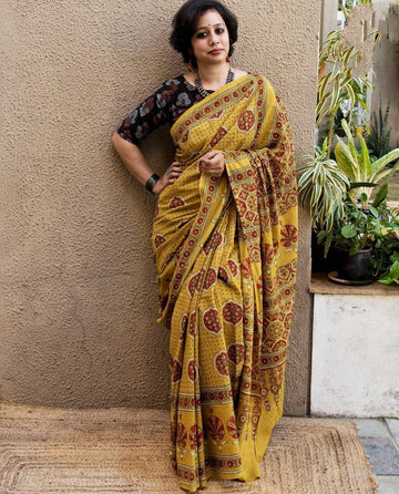 Beautiful Designer Imported Cotton Digital Print Saree