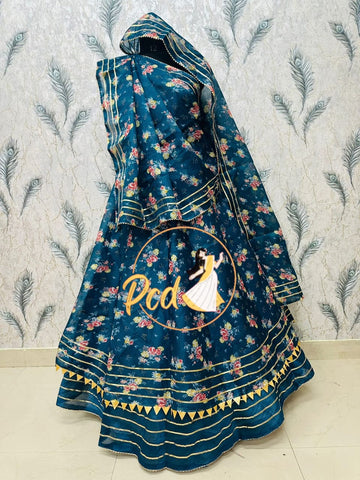 Beautiful Rajasthani Traditional Haldi Special Kota Doriya Lehenga Choli