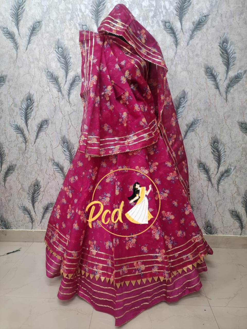 Beautiful Rajasthani Traditional Haldi Special Kota Doriya Lehenga Choli