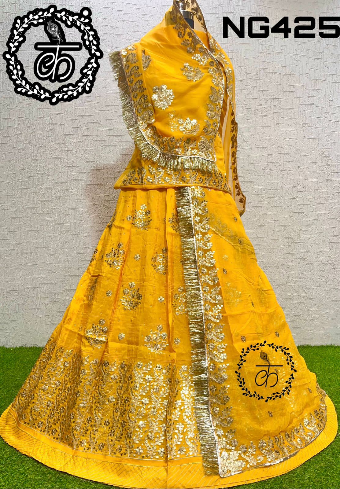 Beautiful Rajasthani Traditional Upada Silk Rajputi Poshak