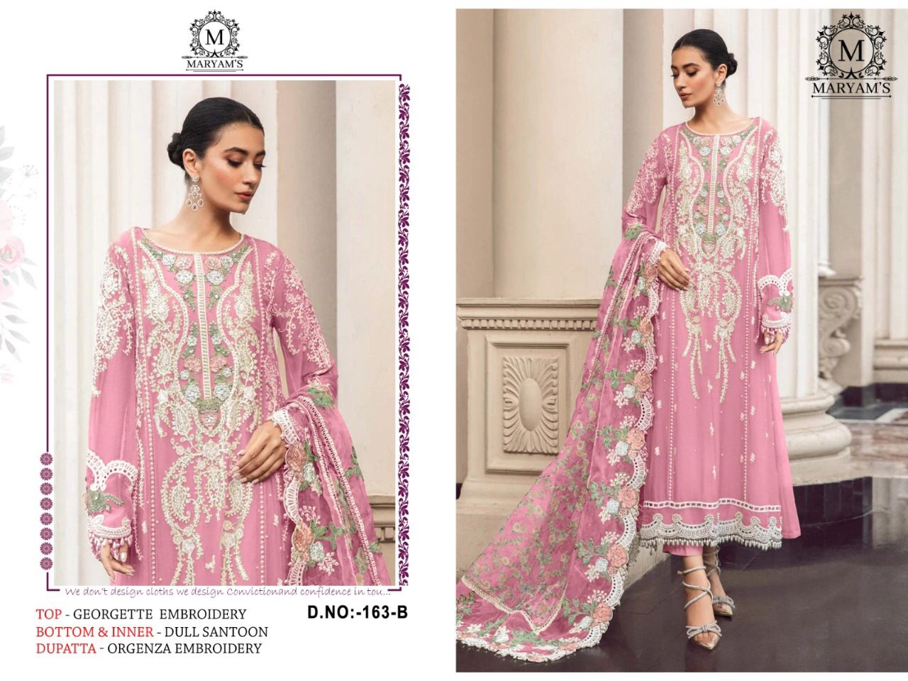 Beautiful Designer Party Wear Maryam’s 163 Salwar Suit