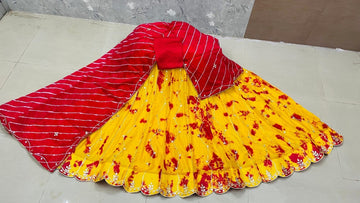 Beautiful Designer Rajasthani Traditional Lehenga Choli