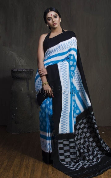 Beautiful Designer Soft Linen Cotton Digital Print Saree