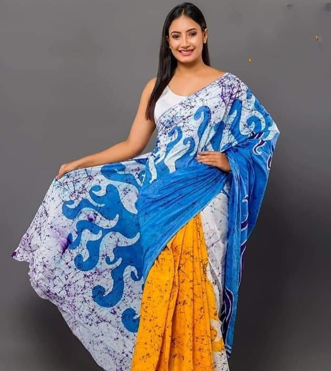 Beautiful Designer Soft Cotton Digital Print Saree