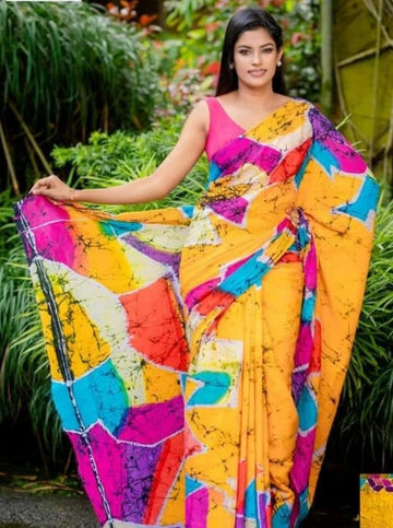 Beautiful Designer Soft Cotton Digital Print Saree