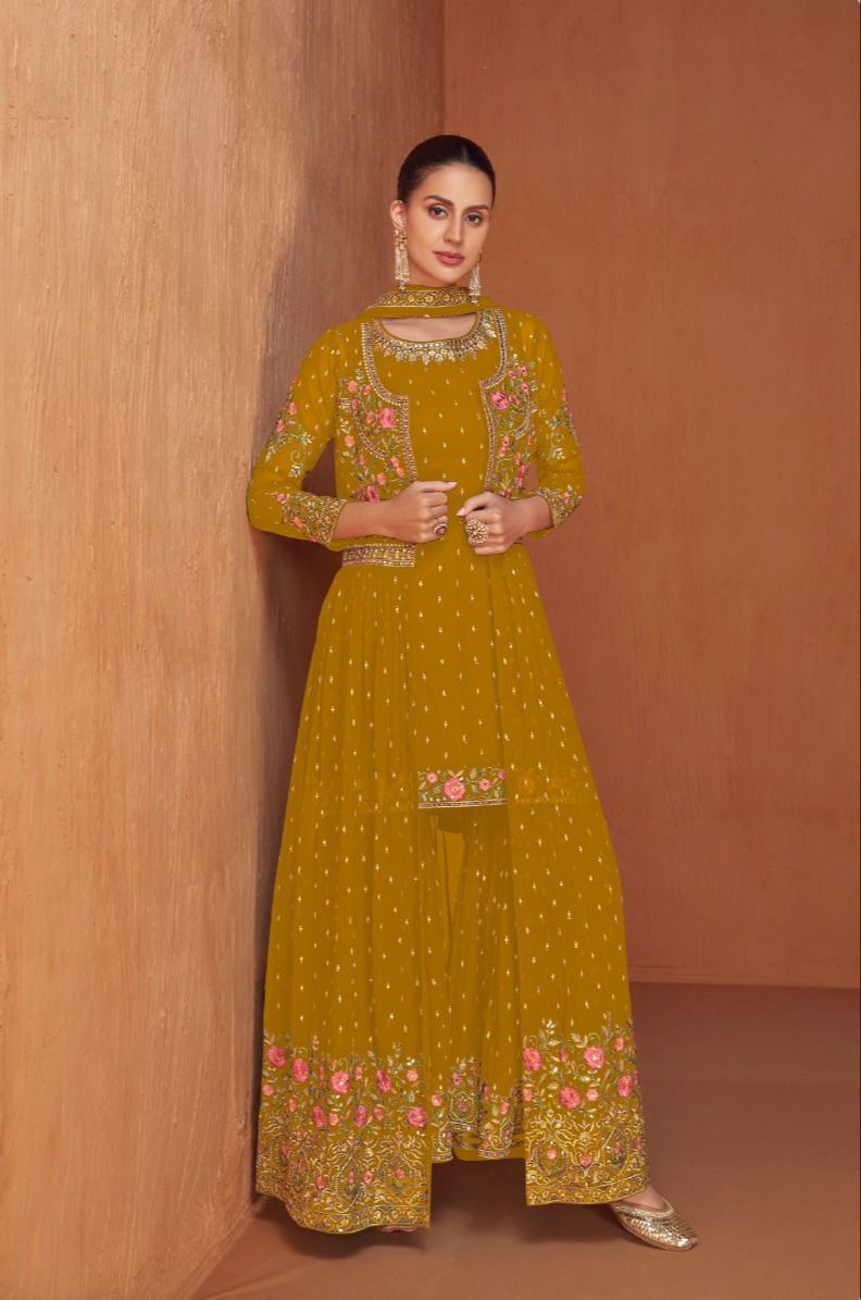 Gulkayra Designer Jasmeen Heavy Salwar Suit D.No. 7429-E