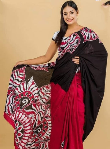 Beautiful Designer Soft Cotton Digital Print Saree