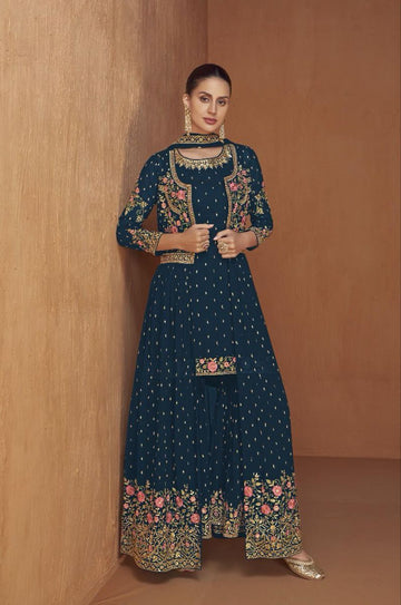 Gulkayra Designer Jasmeen Heavy Salwar Suit D.No. 7429-C