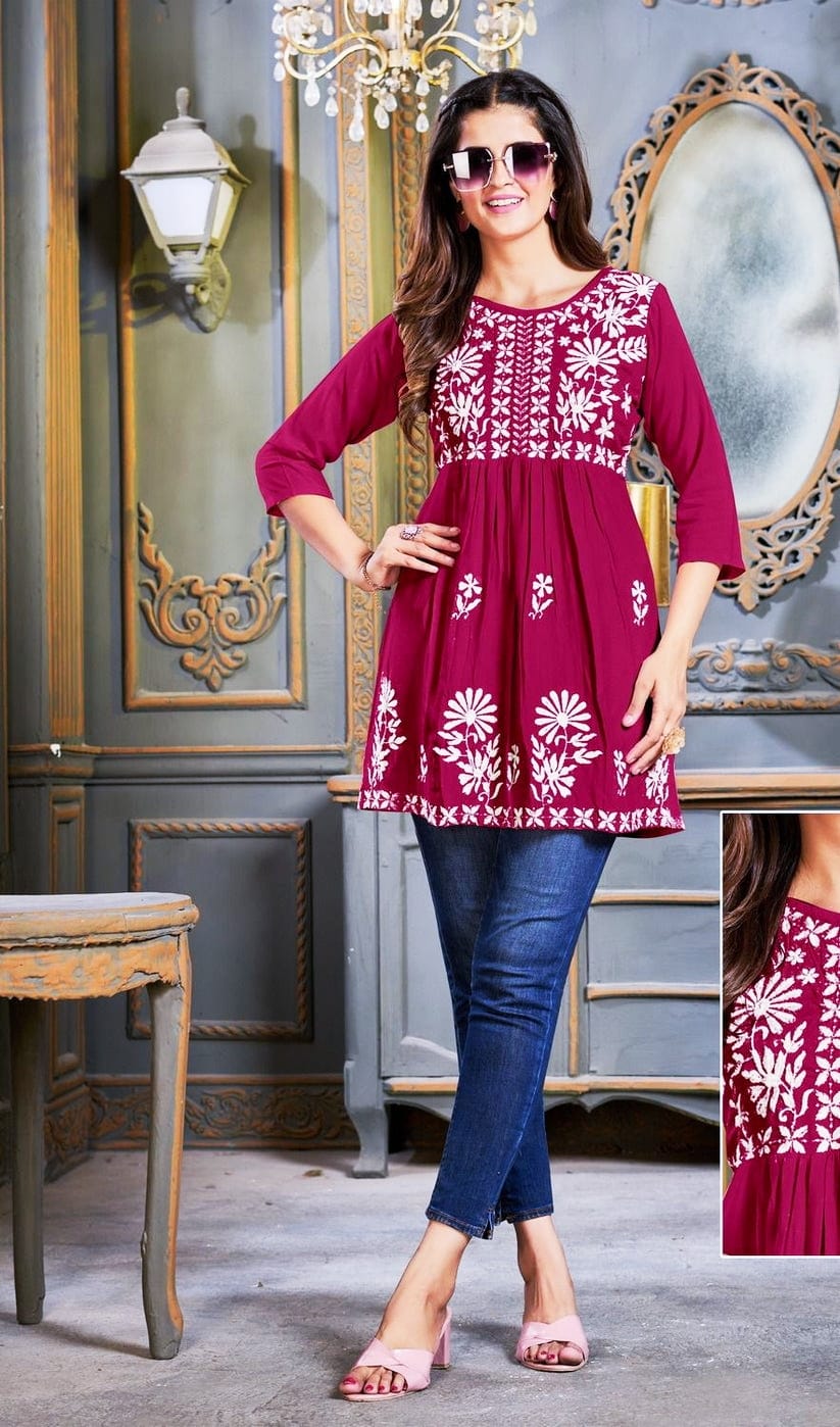 Beautiful Designer Kf Tunics Kurti Top