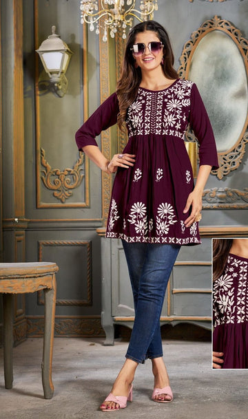 Beautiful Designer Kf Tunics Kurti Top