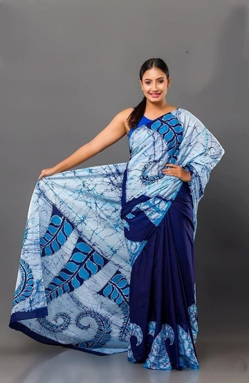 Beautiful Designer Imported Cotton Silk with Digital Print Saree