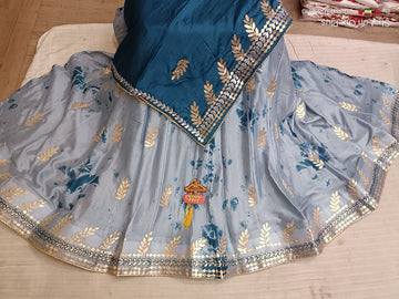 Beautiful Designer Rajasthani Pure Chinon Lahenga Choli