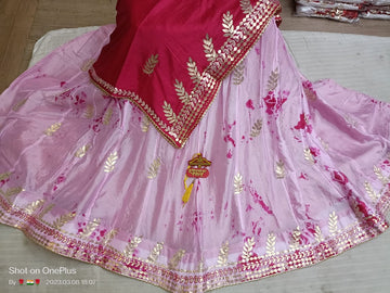 Beautiful Designer Rajasthani Pure Chinon Lahenga Choli