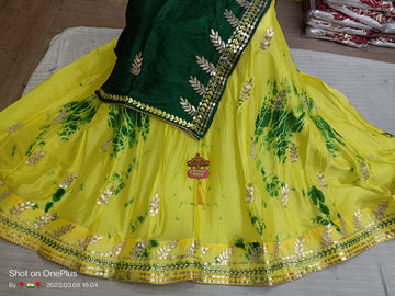 Beautiful Designer Rajasthani Pure Chinon Lahenga Choli