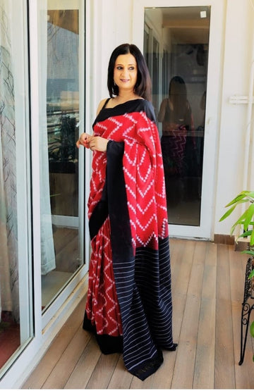 Pure Soft Linen Digital Print Saree