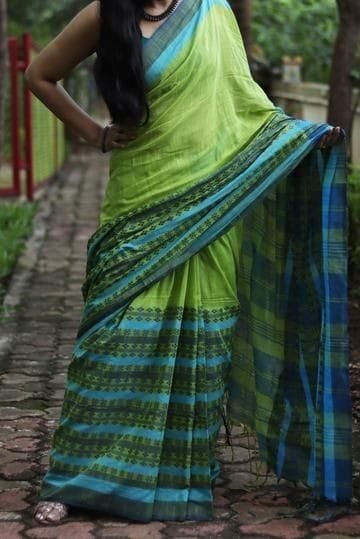 Beautiful Designer Original Linen Saree Digital Print Saree