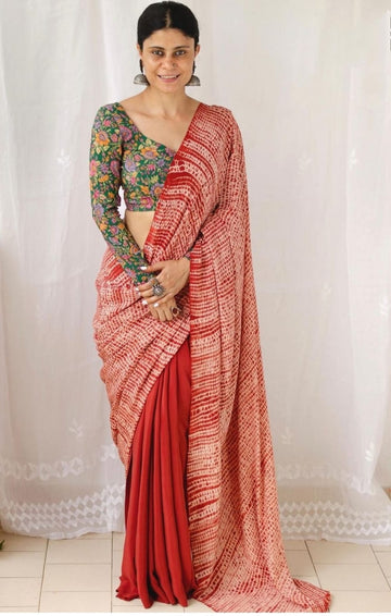 Beautiful Designer Mono Cotton Saree With Digital Print