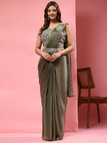 Beautiful Designer Party Wear Ready to Wear Saree