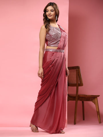 Beautiful Designer Party Wear Ready to Wear Saree