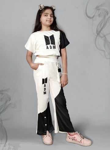 Beautiful Designer Kid's Yami Western Wear Top & Pent Set