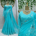 Georgette Sequence Saree