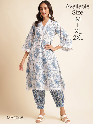 Beautiful Designer Premium Printed Cotton Salwar Suit