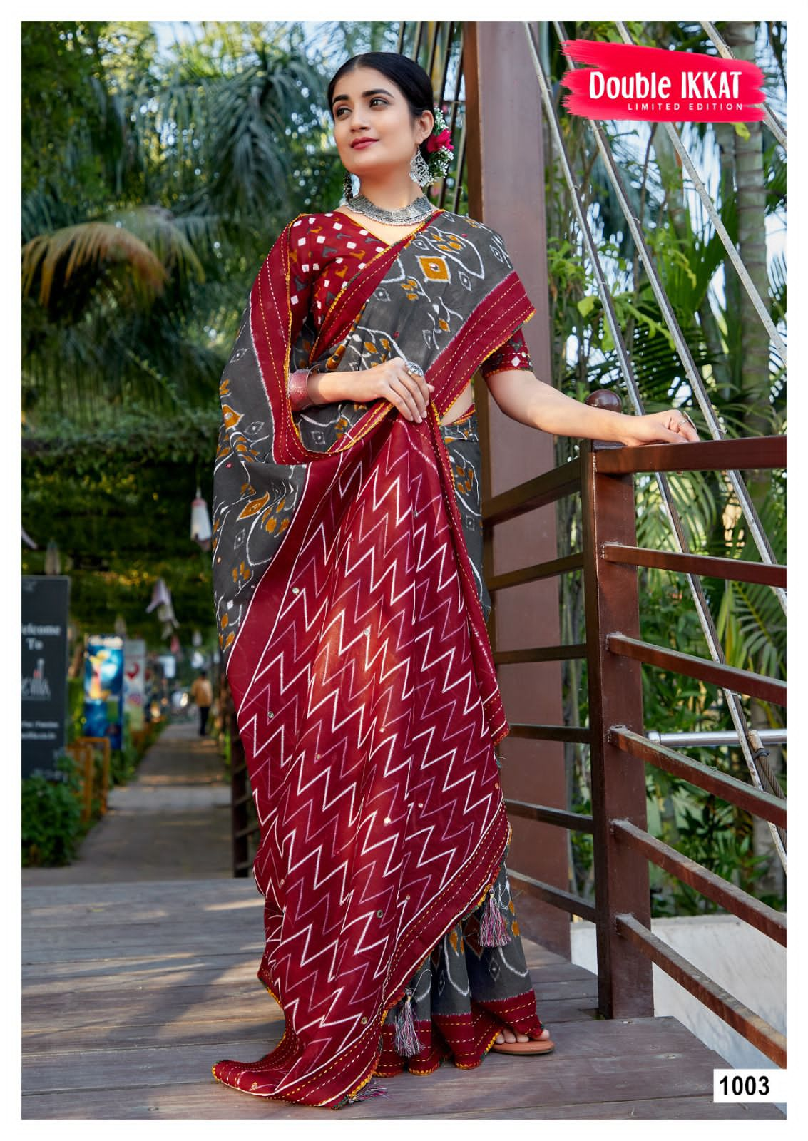 Beautiful Designer Pure Mulmul Cotton Saree