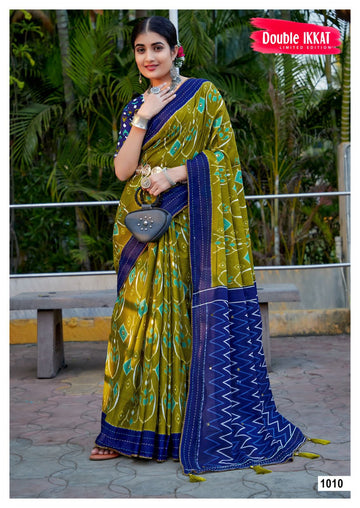 Beautiful Designer Pure Mulmul Cotton Saree