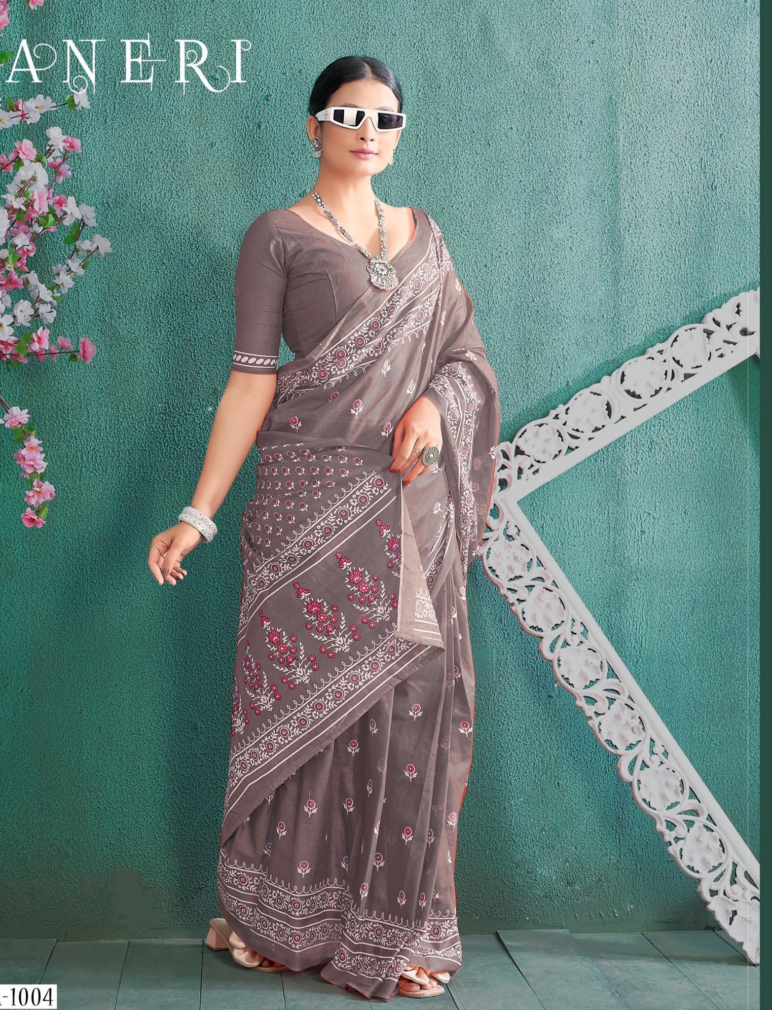 Beautiful Designer Aneri Soft Pure Cotton Saree