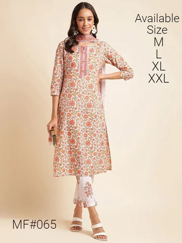 Beautiful Designer Premium Printed Cotton Salwar Suit