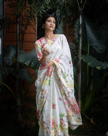 Beautiful Designer Summer Special Soft Pure Cotton Saree