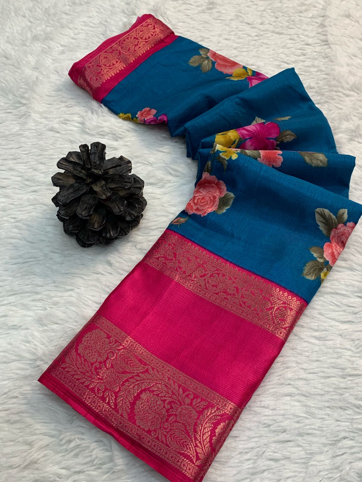 Beautiful Designer Summer Special Soft Dola Silk Saree