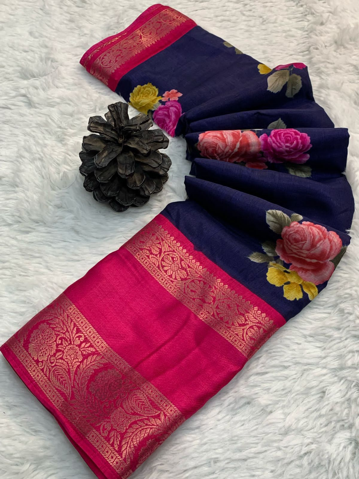 Beautiful Designer Summer Special Soft Dola Silk Saree