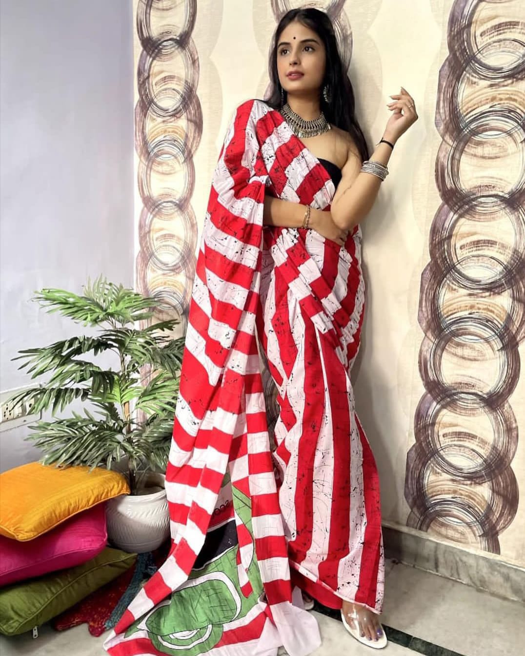 Beautiful Designer Summer Special Soft Pure Cotton Saree