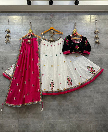 Beautiful Designer Aari Work Chaniya Choli