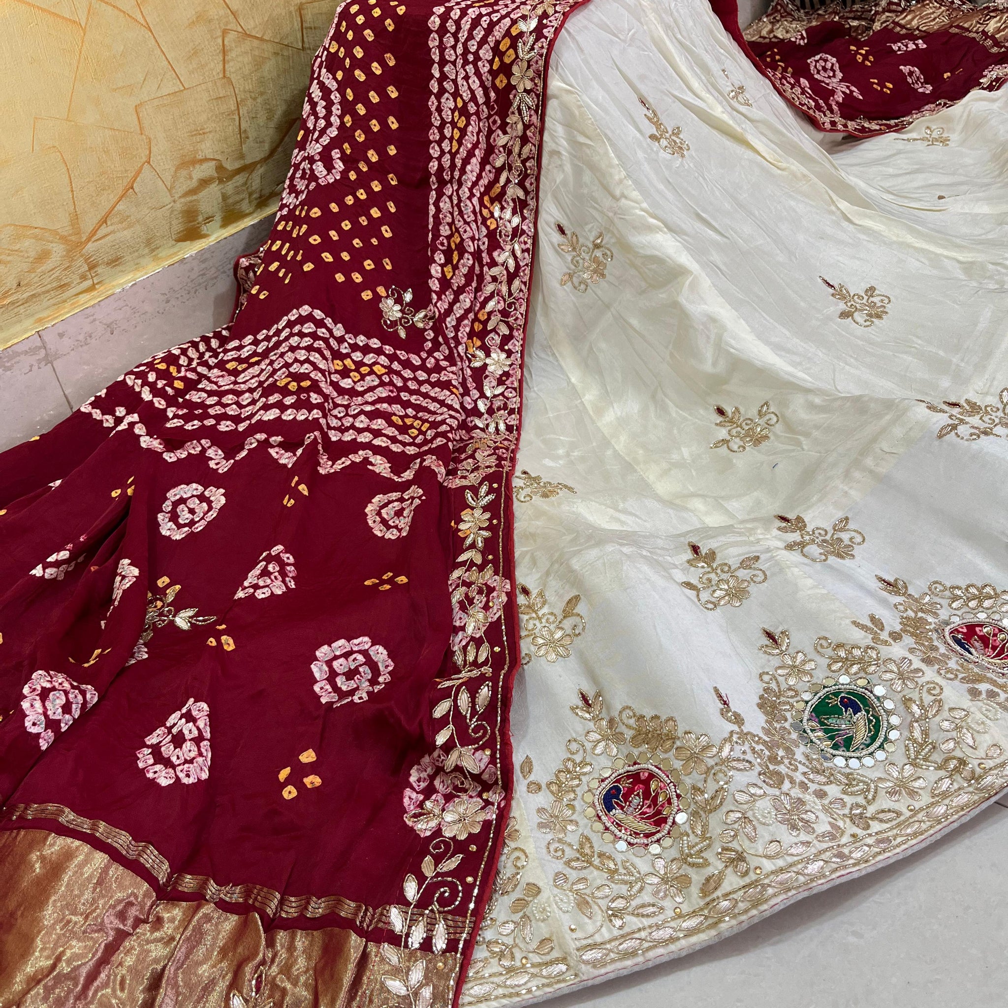 Beautiful Pure Upada Silk Lehanga Choli With Gaji Silk Duppta