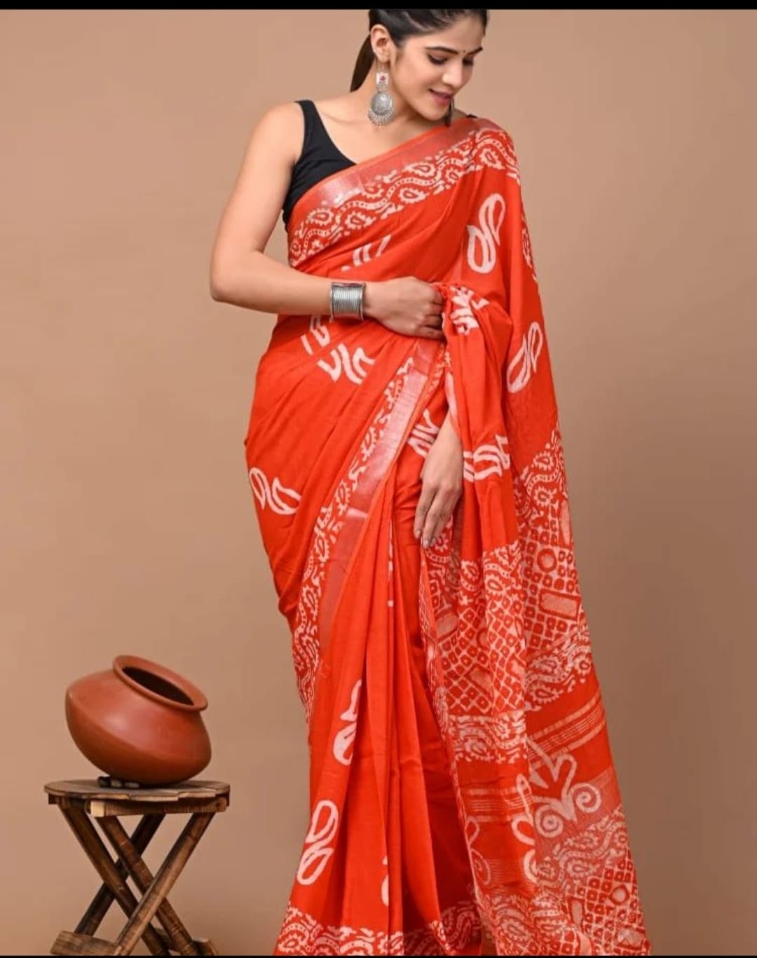 Linen Saree