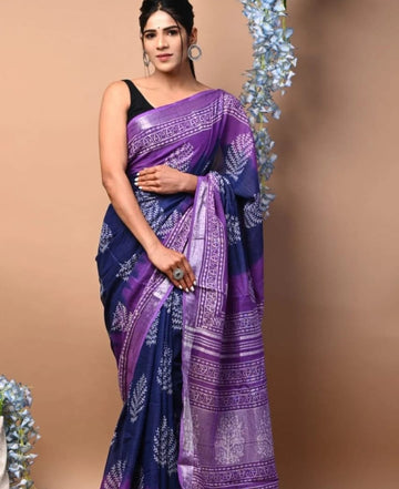 Linen Saree