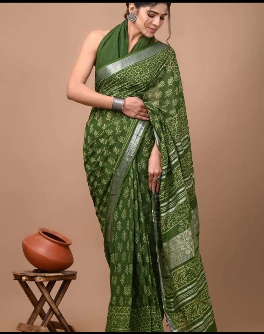 Linen Saree