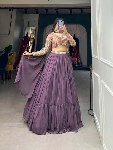 Beautiful Designer Soft Georgette Lehenga Choli