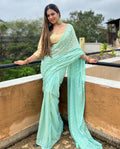 Georgette Sequanc Saree