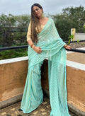 Georgette Sequanc Saree