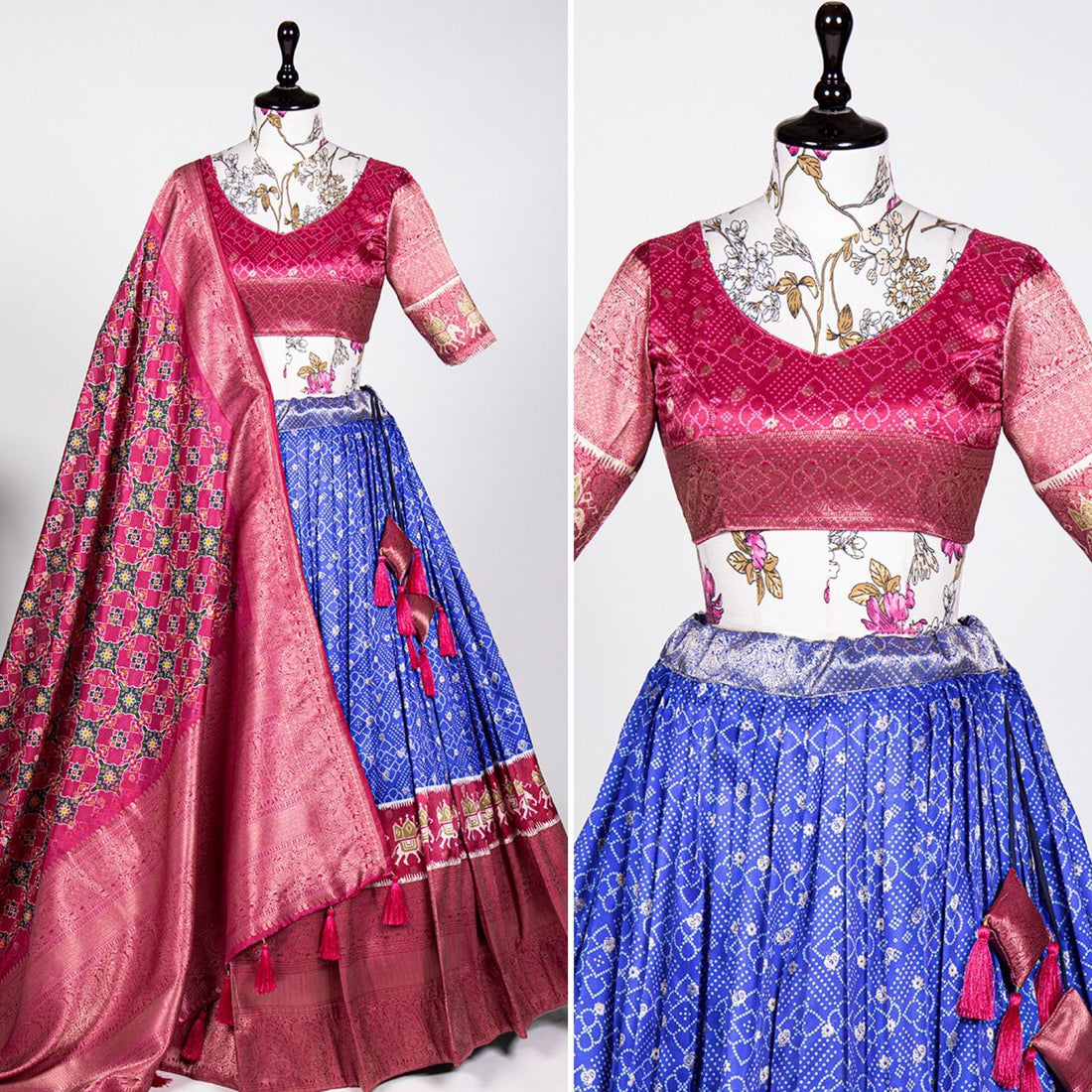 Beautiful Designer Soft Digital Print Jacquard Silk Lehenga Choli